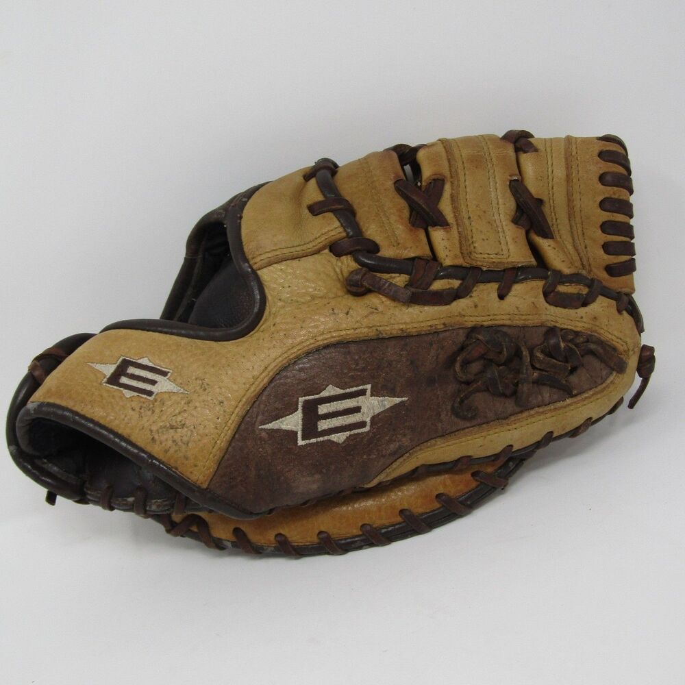 Easton Stealth Steer Hide 1st Baseman Baseball Glove 12 inch RHT Tan Brown Mitt